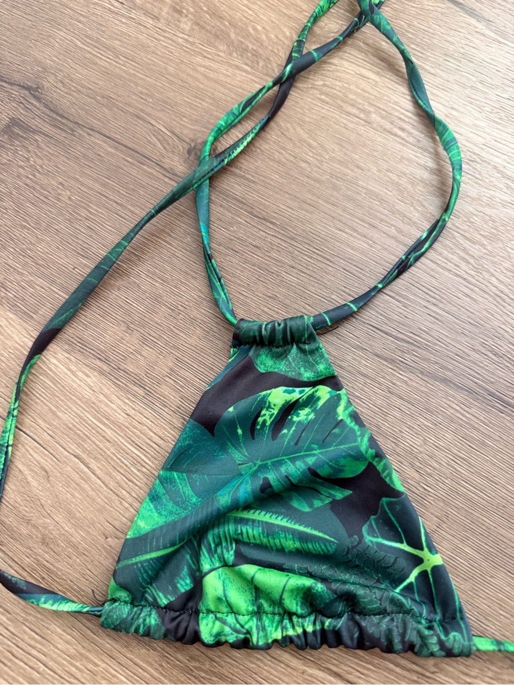 Missguided Leaf Print String Bikini Set - Picture 6 of 8